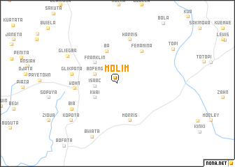 map of Molim