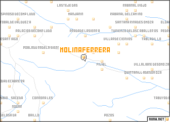 map of Molinaferrera