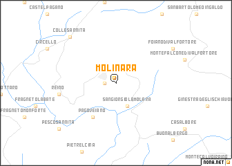map of Molinara