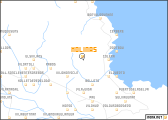 map of Molinás