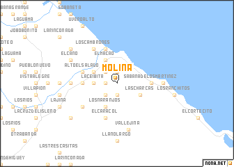 map of Molina