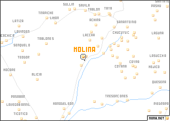 map of Molina