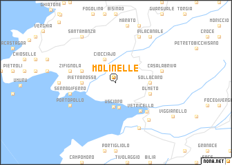 map of Molinelle