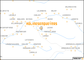 map of Molines-en-Queyras