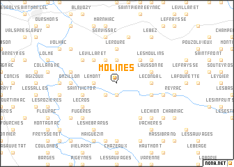 map of Molines