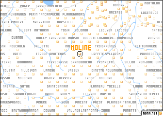 map of Moline