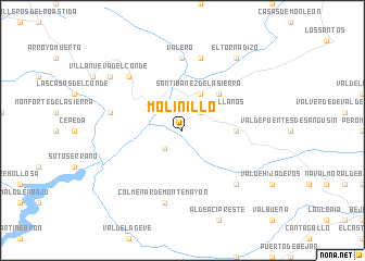 map of Molinillo