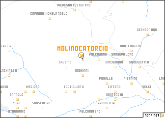 map of Molino Catorcio
