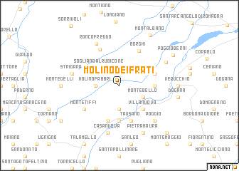 map of Molino dei Frati