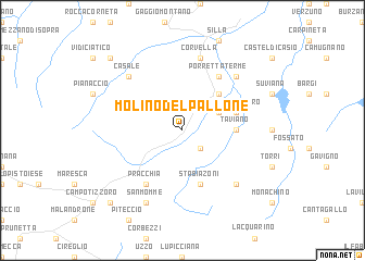 map of Molino del Pallone