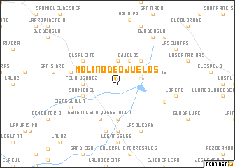 map of Molino de Ojuelos