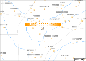 map of Molino Maranamahana