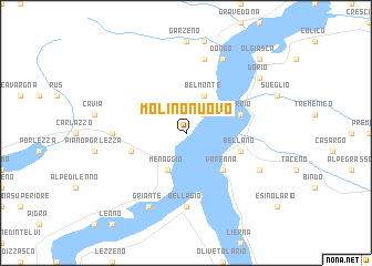 map of Molino Nuovo