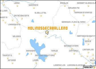 map of Molinos de Caballero