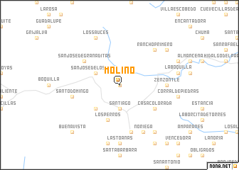 map of Molino