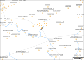 map of Molino