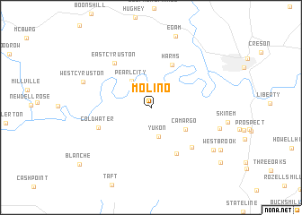 map of Molino