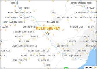 map of Molíns de Rey