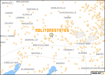 map of Molitor Estates