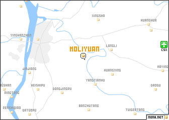 map of Moliyuan