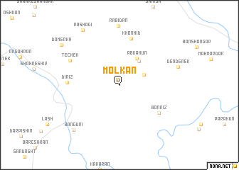 map of Molkan