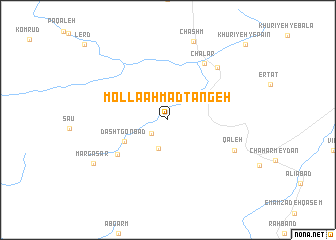 map of Mollā Aḩmad Tangeh