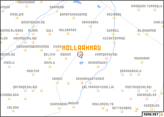 map of Mollā Aḩmad