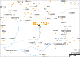 map of Mollā ‘Alī