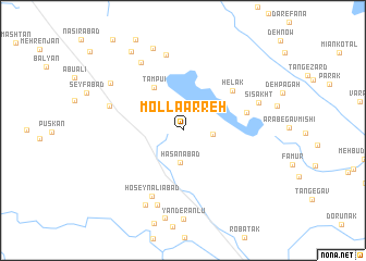 map of Mollā Arreh