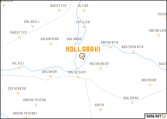 map of Mollabaki
