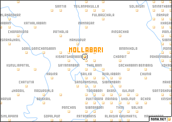 map of Mollābāri