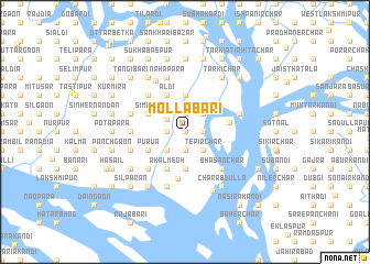 map of Mollābāri
