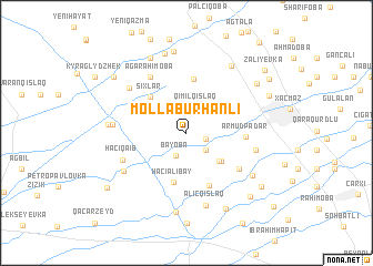 map of Mollabürhanlı