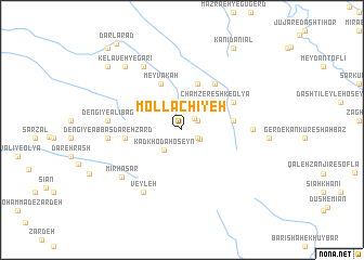 map of Mollāchīyeh