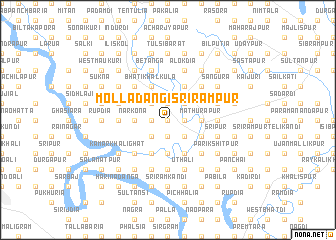 map of Mollādāngi Srirāmpur