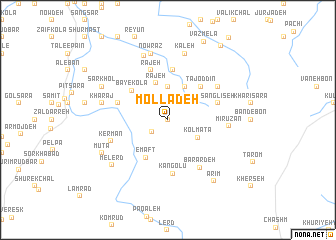 map of Mollā Deh