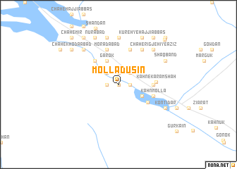 map of Mollā Dūsīn