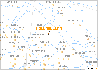 map of Mollagüllǝr