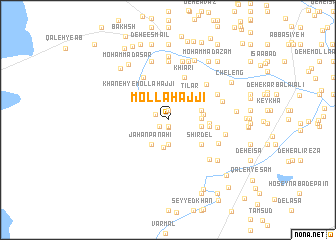map of Mollā Ḩājjī