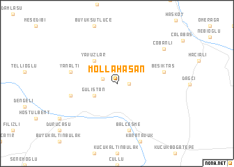 map of Mollahasan