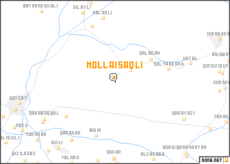 map of Mollaisaqlı