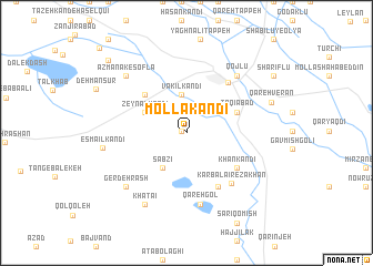 map of Mollā Kandī