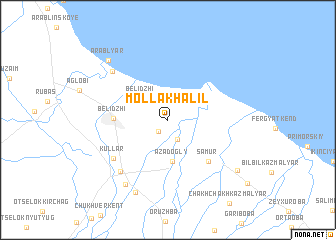 map of Mollakhalil