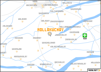 map of Mollā Kūchay