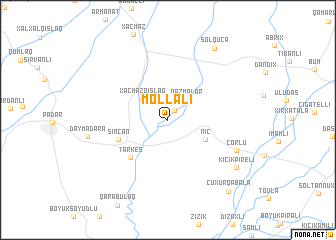 map of Mollalı