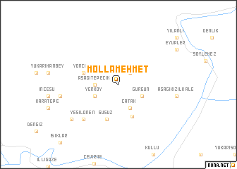 map of Mollamehmet