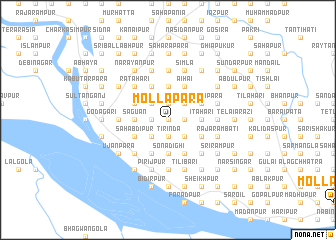 map of Mollāpāra