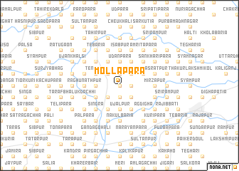 map of Mollāpāra