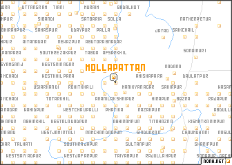 map of Mollāpattan