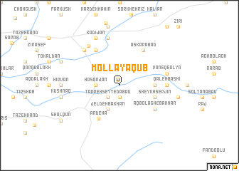 map of Mollā Ya‘qūb